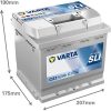 Varta 52ah 470a c22